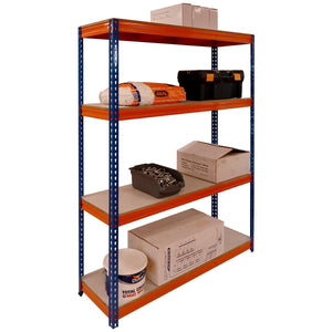 RackZone Shelving 2000h x 1800w x 450d, 4 levels, holds up to 600kg.