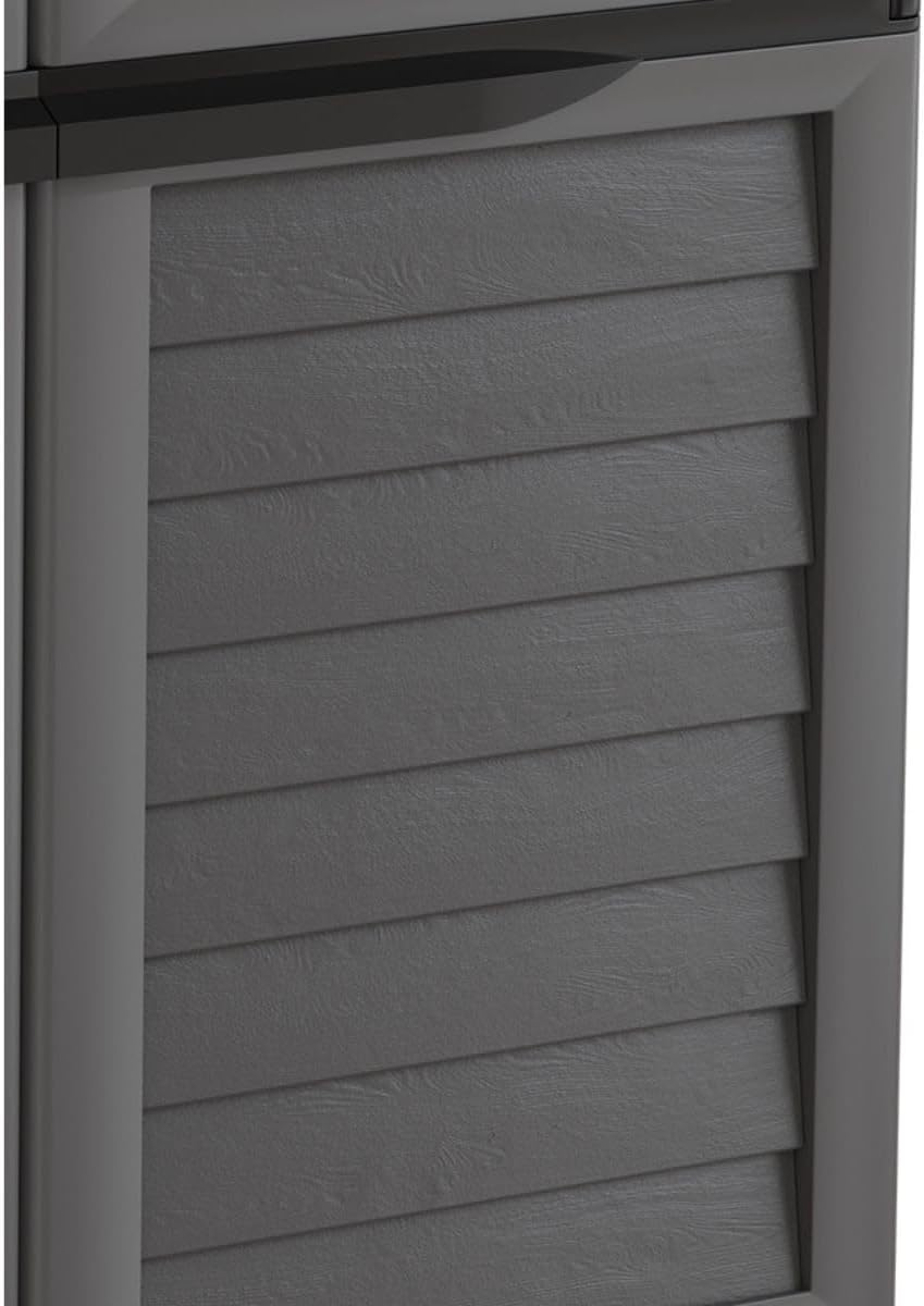 5500L Plastic Garden Shed – Charcoal Grey