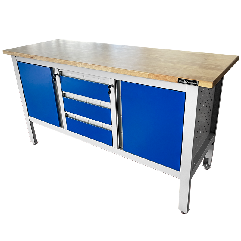 Industrial Workbench 1690W x 900H x 600D Grey/Blue