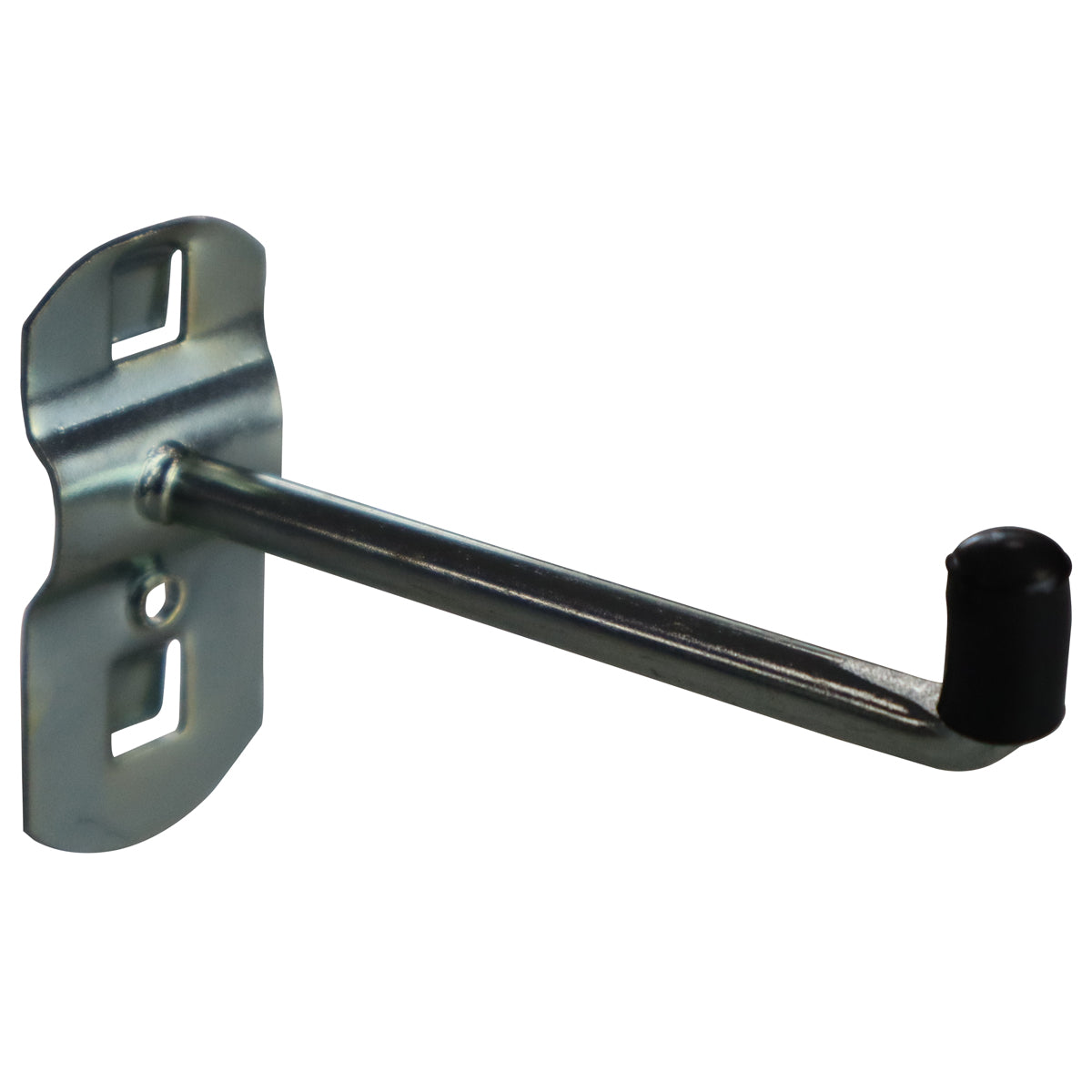 The RackZone Wall-Zone 90 Degree Wire Hook 75mm has a black rubber grip.