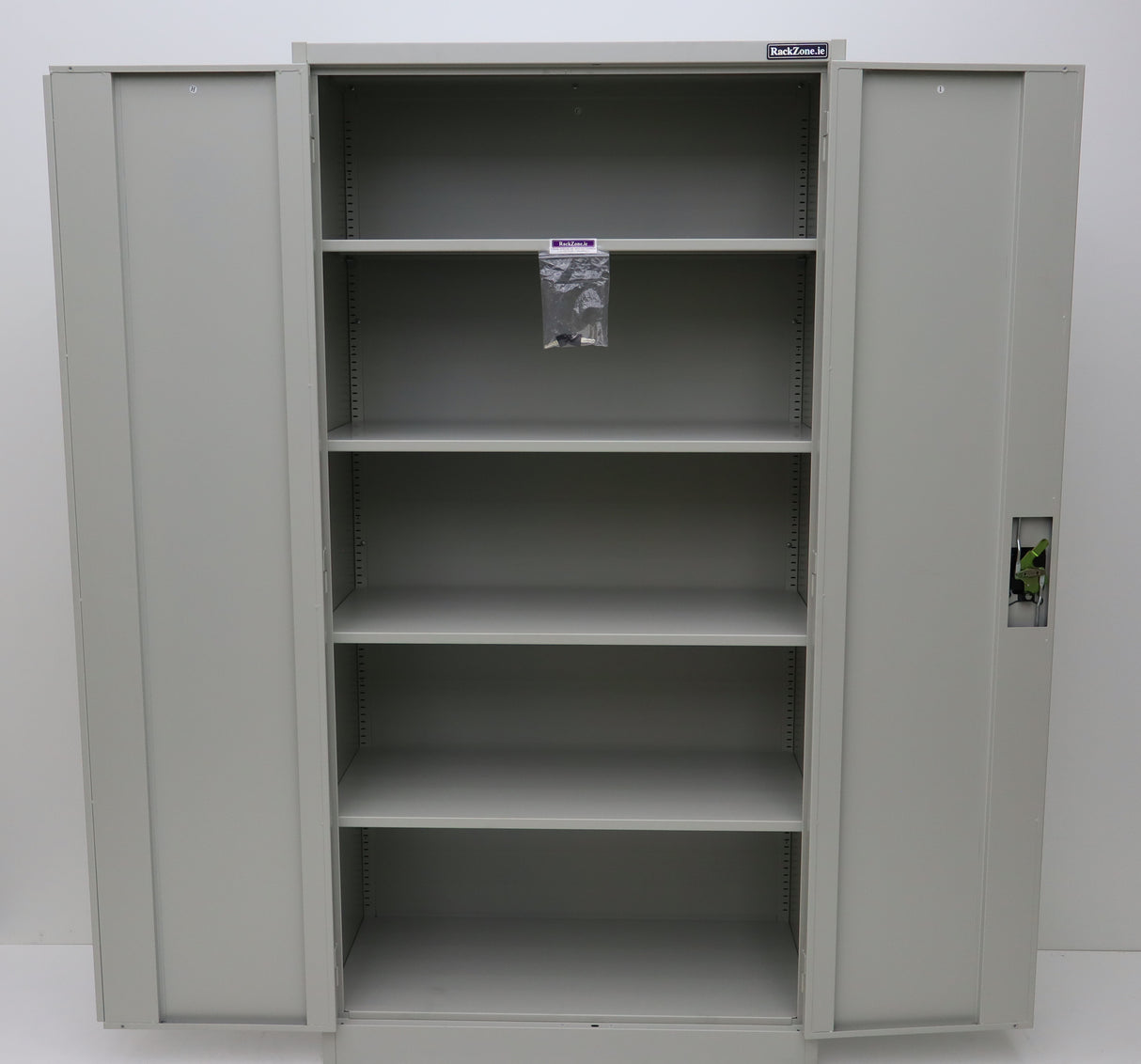 Two Door Storage Cabinet All Grey 1830H x 914W x 457D