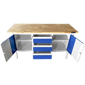 Industrial Workbench 1690W x 900H x 600D Grey/Blue