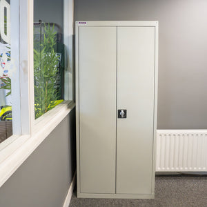 Premium Two Door Storage Cabinet Grey