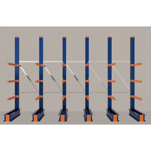 Cantilever Rack 4500H x 5000W x 1200D c/w Base + 3 Levels