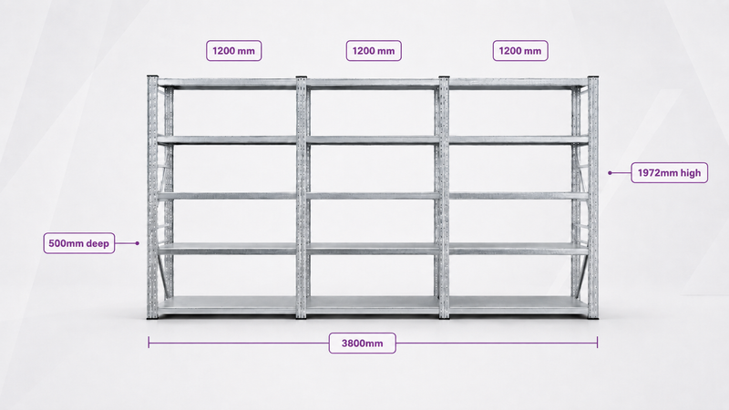 Galvanised Shelving Configurator