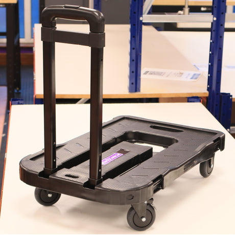 RackZone Foldable Picking Crate Dolly c/w Handle fits 48L crate.