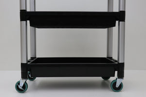 Plastic Platform Trolley - 810H x 1050W x 425D 3 Tier