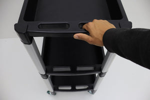 Plastic Platform Trolley - 810H x 1050W x 425D 3 Tier