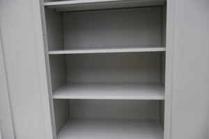 Two Door Storage Cabinet All Grey 1830H x 914W x 457D