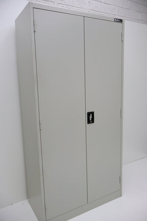 Two Door Storage Cabinet All Grey 1830H x 914W x 457D