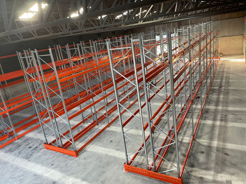 Kimer pallet racking in a warehouse provided by RackZone.ie 
