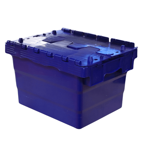RackZone Attached Lid Container 21L Blue is perfect for secure, organized storage.
