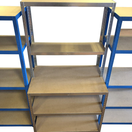 RackZone Business Starter Kit—five-shelf metal unit, ideal for organizing.