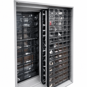 Storage Tilt Bin System with Sliding Panels CB600/4A - 210 Drawer - RackZone