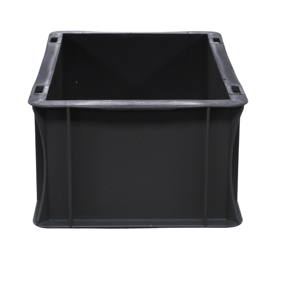RackZone Euro Container 200x150x120mm Grey on a white background.