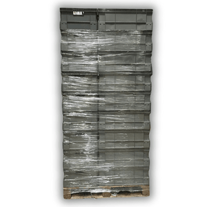 RackZone Euro Container 300x200x120mm, shrink-wrapped on pallet for storage.
