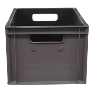 RackZone Euro Container 400x300x220mm, heavy duty with side handle openings.