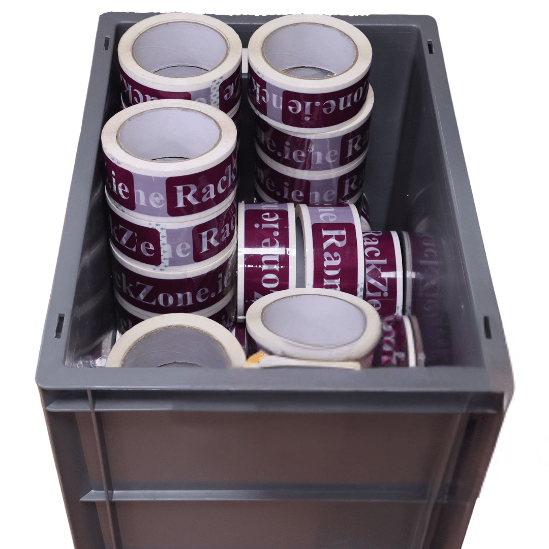 RackZone Euro Container 400x300x290mm grey, perfect for stackable storage.