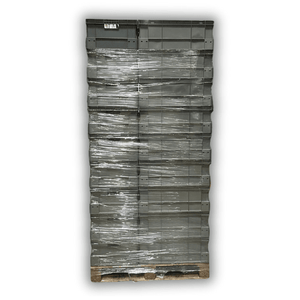 RackZone Pallet Deal: 70 grey 600x400x150mm euro containers on pallet.