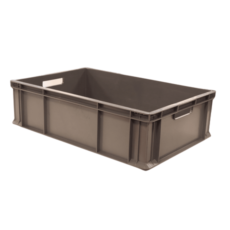 RackZone Euro Container 600d x 400w x 175h with handles on a white background.