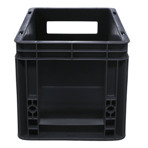 RackZone Euro Picking Container 300x200x200mm, grey, wide opening for storage.