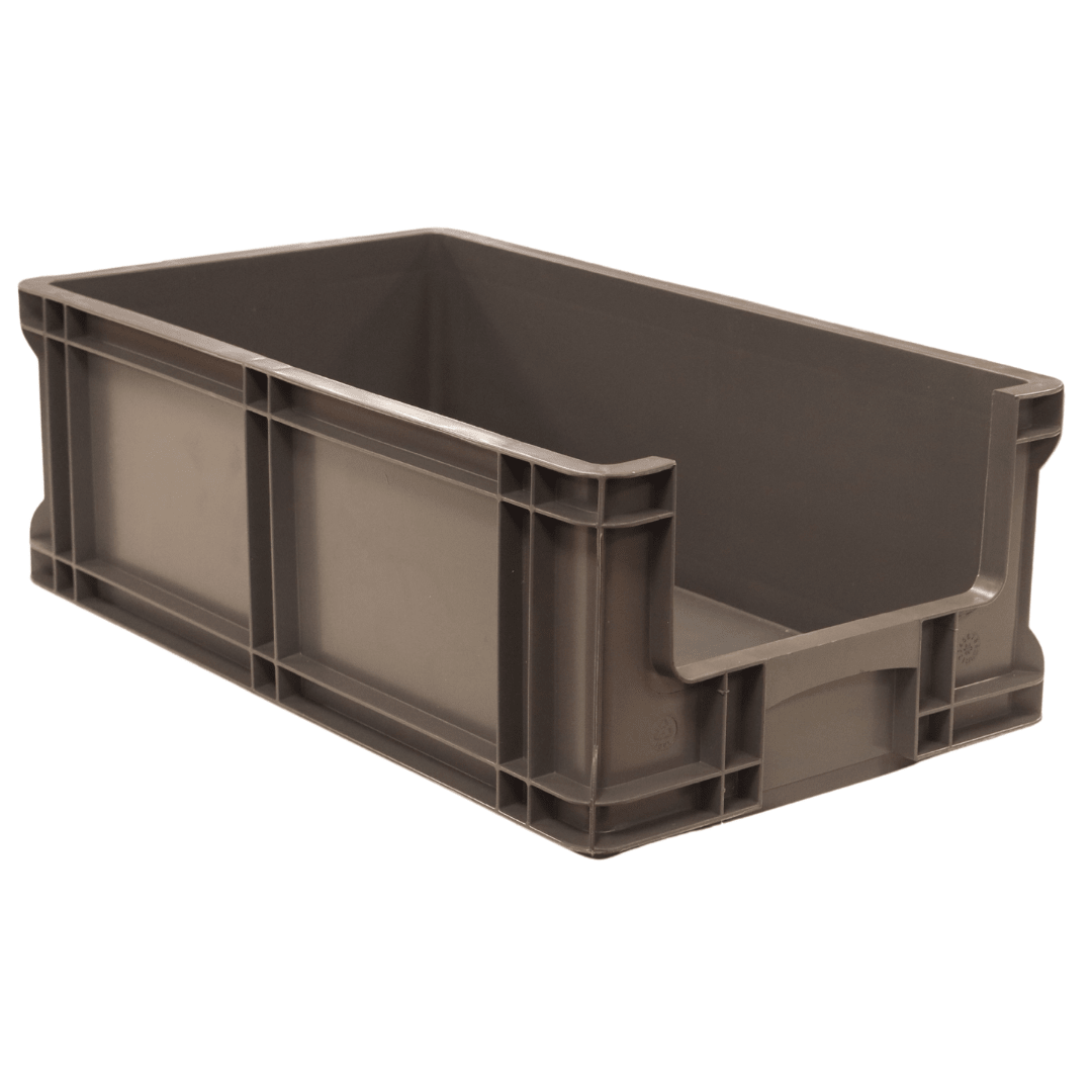 RackZone Euro Picking Container 505x256x210mm, open front, reinforced sides.