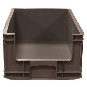 RackZone Euro Picking Container 505d x 256w x 210h, open front, grey.