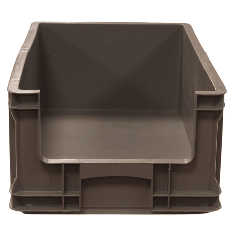 RackZone Euro Picking Container 505d x 256w x 210h, open front, grey.