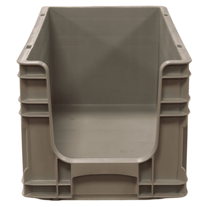 RackZone Euro Picking Container 505x295x180mm Grey, stackable with Euro bins.