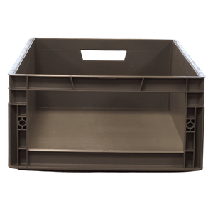 RackZone Euro Picking Container 600x400x200mm Grey, wide opening, stackable.