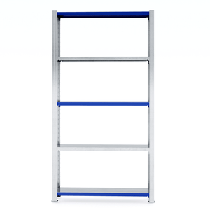 RackZone Easy Rack Galvanised Shelving 300mm, strong garage storage unit.