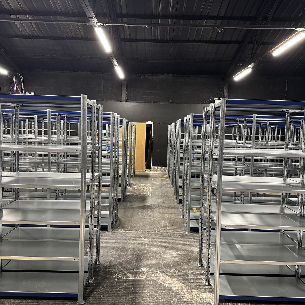 RackZone Easy Rack Galvanised Shelving Extender offers durable storage rows.