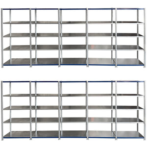 Two Easy Rack Galvanise units by RackZone, side by side on a white background.
