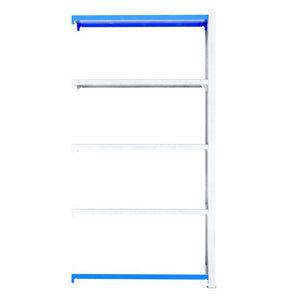 RackZone Easy Rack Galvanised Shelving Extender, 5 tiers, ideal for garages.