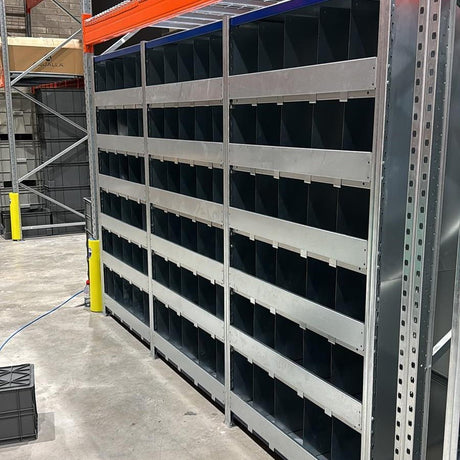 RackZone Easy Rack Galvanised Shelving 600mm offers strong, cubby storage.