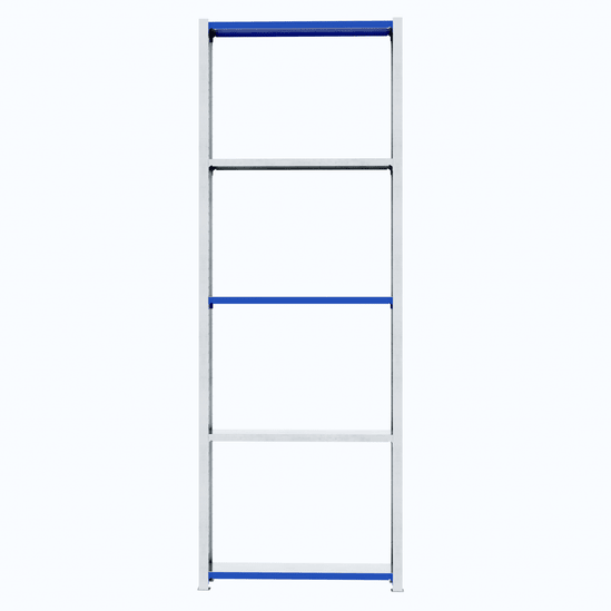 RackZone Easy Rack Galvanised Shelving 300mm Starter—ideal for garages.