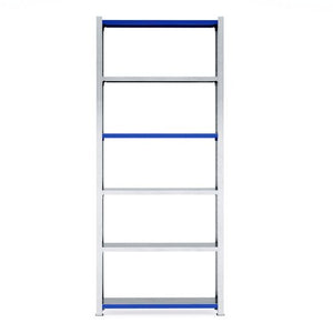 RackZone Easy Rack Galvanised Shelving, 5 shelves, ideal for garages.