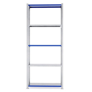 RackZone Easy Rack Galvanised Shelving 4-shelf unit, 500mm deep—starter.