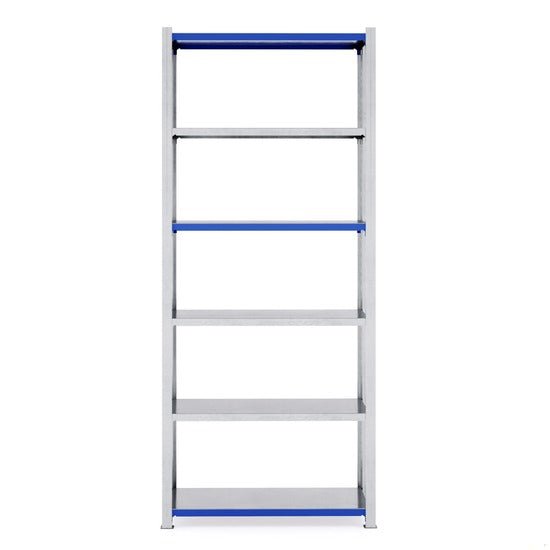RackZone Easy Rack Galvanised Shelving 600mm, sturdy 5-shelf storage unit.