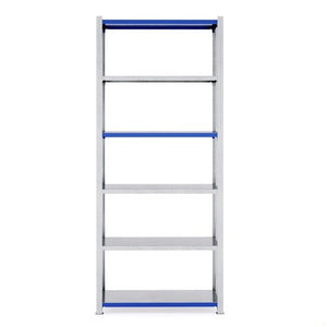 RackZone Easy Rack Galvanised Shelving 600mm, sturdy 5-shelf storage unit.