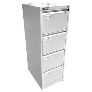 RackZone Four Door Filing Cabinet, 1323H x 457W x 620D, for secure storage.