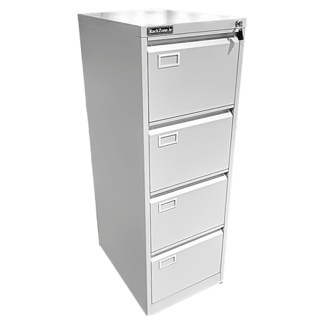 RackZone Four Door Filing Cabinet, 1323H x 457W x 620D, for secure storage.