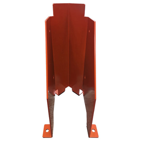 RackZone Single Upright Angle Protector with two bases, front view.