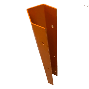 Single Upright Angle Reinforcement 100mm Orange