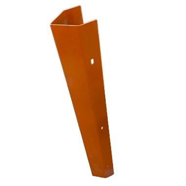 Single Upright Angle Reinforcement 80mm Orange