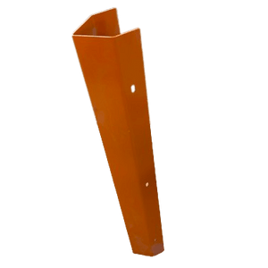 Single Upright Angle Reinforcement 80mm Orange
