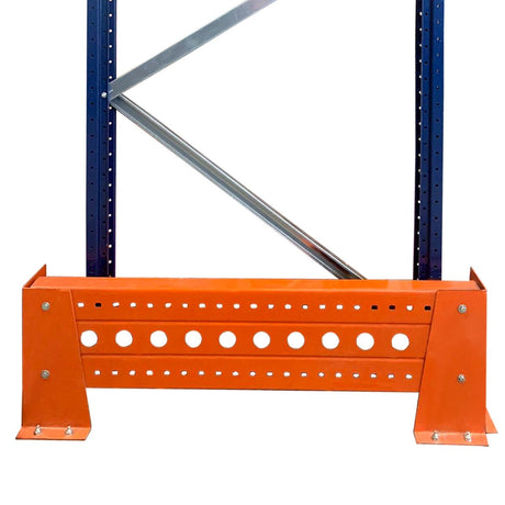 RackZone Frame Protector Guard 1200mm shields blue racking supports.