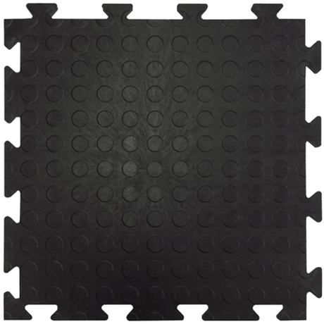 RackZone Interlocking Vinyl Floor Tiles 495mm, pack of 10, for garage floors.