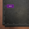 Vinyl Floor Edging Tiles Black (pack of 10) - RackZone