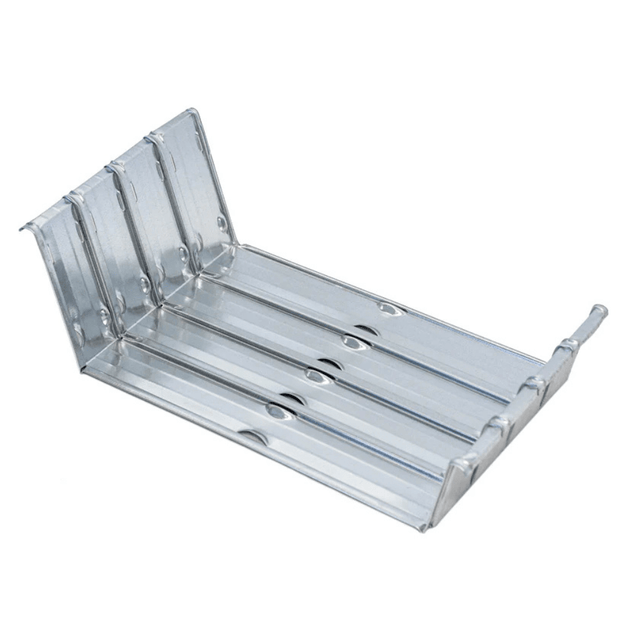 RackZone Galvanised Shelving Modular Container with Beams, 1200w x 500d.